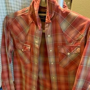 Ralph Lauren Button Down Shirt w/Pearl Snaps